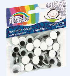 Fiorello Glasperlenstickerei Weiße 80Stück 12mm