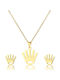Callajewels Set cu cercei Colier pentru copii Coroană cu lanț C12248-ASG223542624