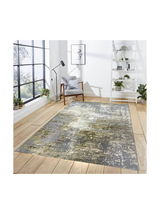 Bloom Rug Rectangular Gray