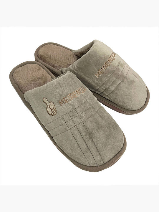 Ustyle Men's Slipper Brown