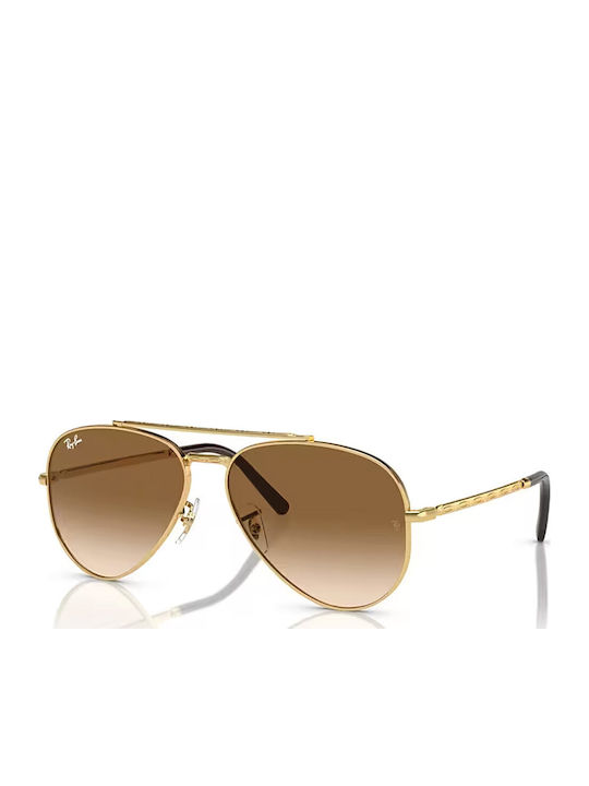 Ray Ban Unisex Γυαλιά Ηλίου με Χρυσό Μεταλλικό Σκελετό RB3625 001