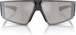 Arnette Sunglasses Gray with Acetate Frame & Silver Lens