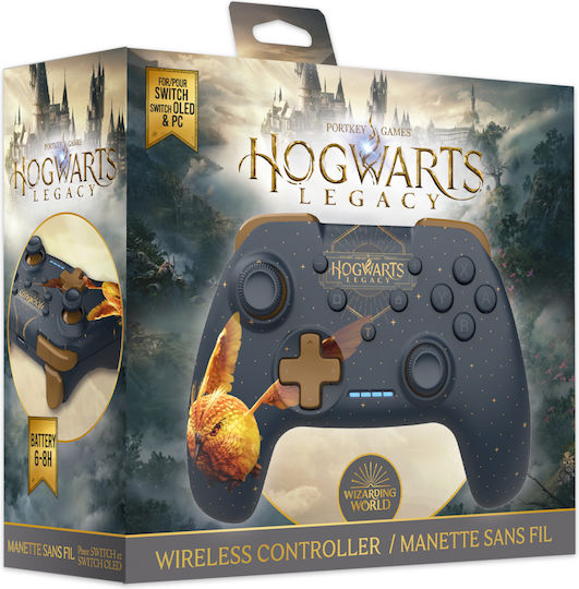 Nintendo Freaks And Geeks Wireless Gamepad for Switch Hogwarts Legacy Golden Snidget