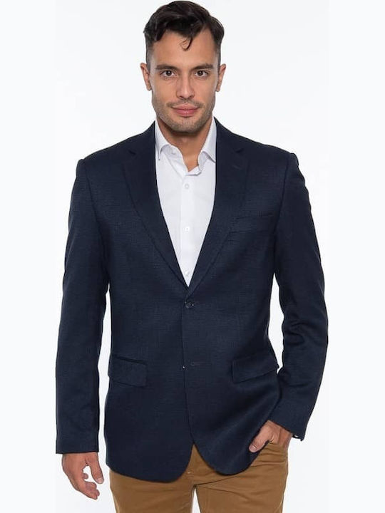Cor's Men's Suit Jacket Regular Fit Blue