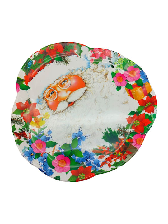 Christmas Platter Plastic L36xW36cm 1pcs