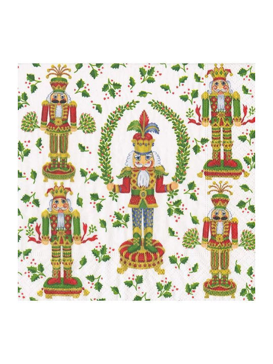 Caspari Christmas Napkins L19xW19cm.