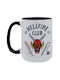 Koupakoupa Club Cană Ceramică Neagră 450ml