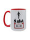 Koupakoupa Mug Ceramic Red 450ml