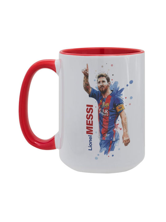 Koupakoupa Lionel Messi Becher Keramik Rot 450ml