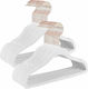 Songmics Κρεμάστρα Ρούχων Λευκή CRF027W01 50τμχ