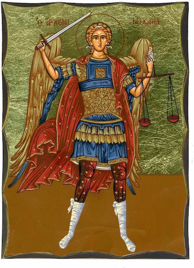 Polyart Εικόνα Архангел Михаил Дърво 20x28см.