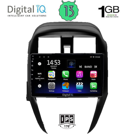 Digital IQ Автомобилна Аудио Система (Блутут/USB/WiFi/GPS/Apple-Carplay/Android-Auto) с Тъчскрийн 10"