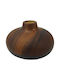 Oriana Ferelli Candle Holder Ceramic in Black Color 12x12x8.5cm 1pcs