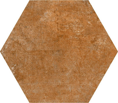 Ravenna Hexagon Cotto Placă Podea Interior Ceramic Mat 30x26cm