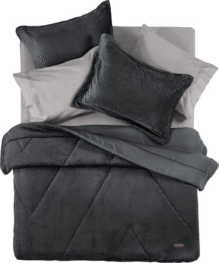 Guy Laroche Κουβερτοπάπλωμα Μονό 160x240εκ. Pronto Anthracite
