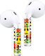 Rockmax Glow Art Skin Stickers in Multicolour color for Apple AirPods 1 / AirPods 2
