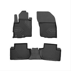 Frogum Σετ Μπροστινά και Πίσω 4τμχ για Mitsubishi Outlander 2006-2012 Μαύρα Frogum Σετ Μπροστινά και Πίσω 4τμχ για Mitsubishi Outlander 2006-2012 Μαύρα