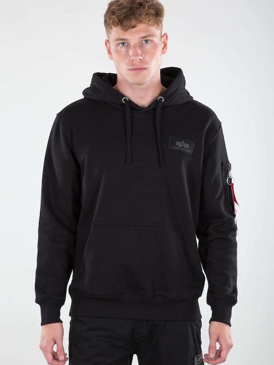 Alpha Industries Φούτερ Μαύρο
