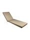 Waterproof Sun Lounger Cushion Beige 195x60cm.