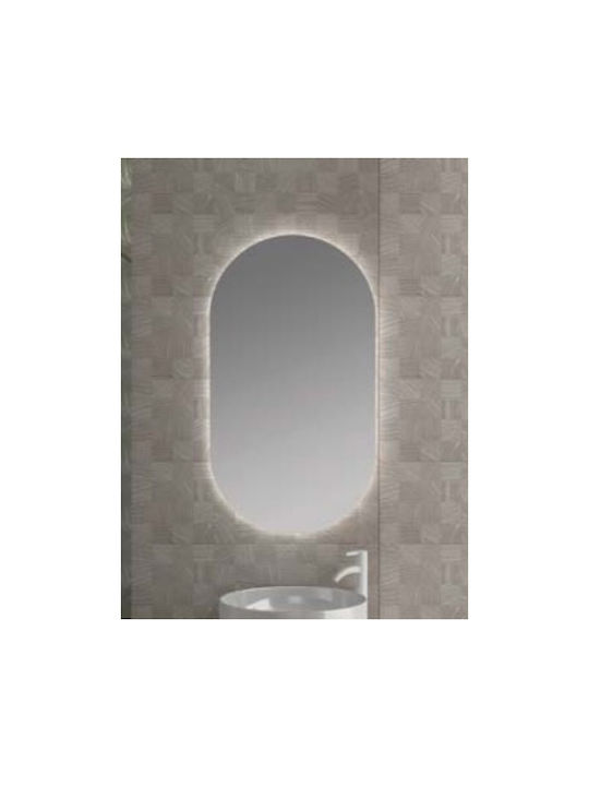 Savvopoulos Oval Oglindă de Baie Lumini LED 60x90cm