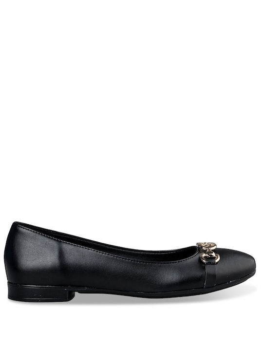 Envie Shoes Synthetic Leather Ballerinas Black