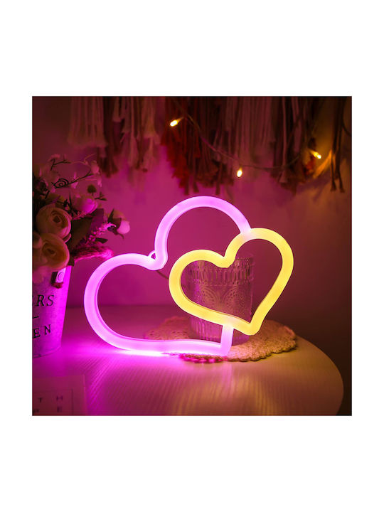 Decorative Lamp Heart LED Battery