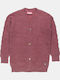 Kids Cardigan Knitted Pink