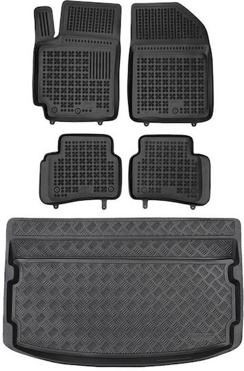 Rezaw Plast Set of Front and Rear Mats 5pcs for Kia Rio 2020+ Black