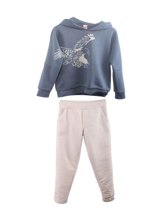 Joyce Kids Sweatpants Set Blue 2pcs