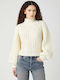 Wrangler Women's Long Sleeve Sweater White
