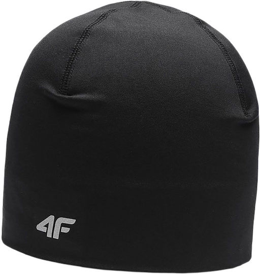 Beanie Unisex Σκούφος Πλεκτός σε Μαύρο χρώμα