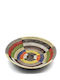Fruit Bowl Wicker Multicolored 43x11cm