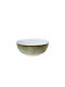 Cryspo Trio Salatschüssel aus Porzellan Beige 16x16cm 1Stück