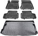 Rezaw Plast Set of Front and Rear Mats 5pcs for Mercedes-Benz GLA 2019+ Black