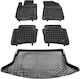 Rezaw Plast Set of Front and Rear Mats 5pcs for Hyundai i20 Black