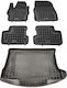 Rezaw Plast Set of Front and Rear Mats 5pcs for Mazda 3 2009 2013 Black