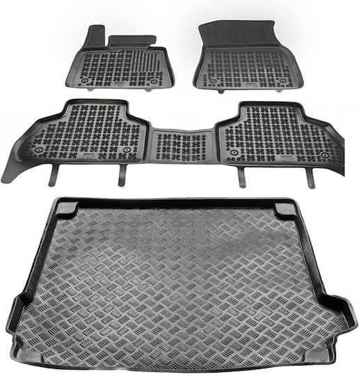 Rezaw Plast Set of Front and Rear Mats 4pcs for BMW X5 2019+ Black