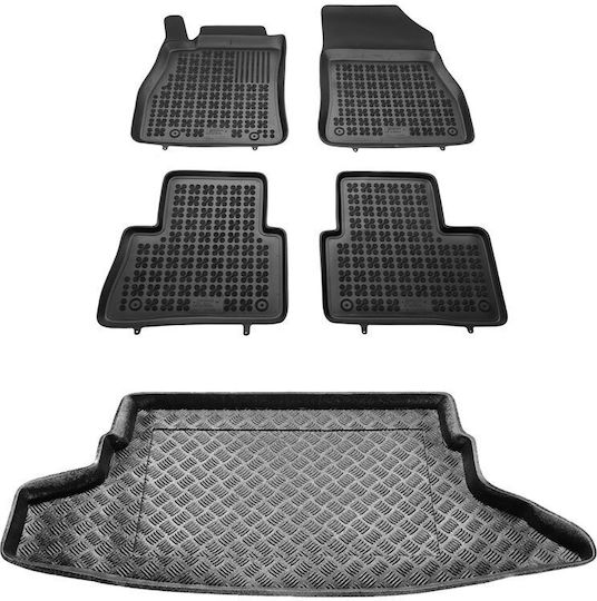 Rezaw Plast Σετ Μπροστινά και Πίσω Πατάκια 5τμχ για Nissan Juke 2010 2014 Μαύρα