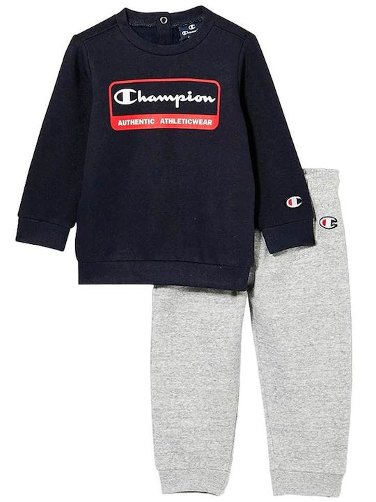 Champion Kids Sweatpants Set Navy Blue 2pcs