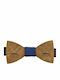 Bonjour Bebe Kids' Wooden Bow Tie Blue