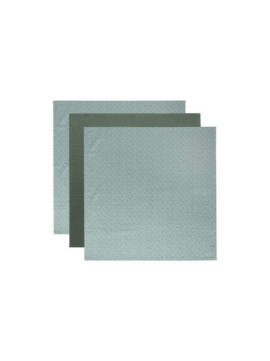 Bebejou Πάνες Αγκαλιάς Πράσινο 70x70εκ. 3τμχ