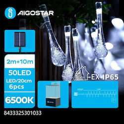 Aigostar Hanging Solar Light Garland