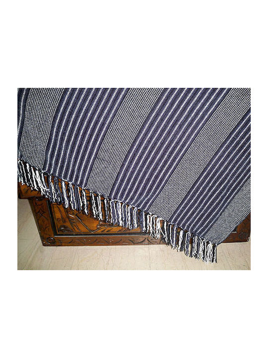 VS Home Ριχτάρι Πολυθρόνας Chenille 150x200εκ. Blue