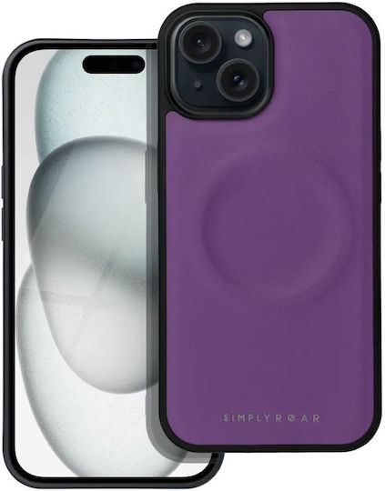 Roar Mag Morning Back Cover Δερματίνης Μωβ (iPhone 15)