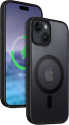 Crong Hybrid Back Cover Πλαστικό Μαύρο (iPhone 15)