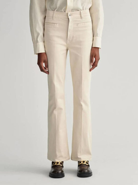 Women's Jean Trousers Beige
