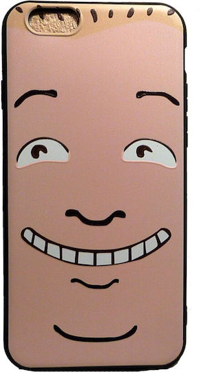 Smiley Face design Back Cover Silicone (Galaxy A6 2018)