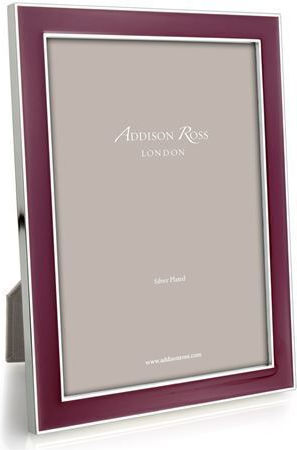 Addison Ross Plum Emaillierte Fotorahmen Hölzernes