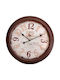 Ankor Wall Clock Metallic Brown Ø65cm
