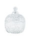Tpster Glass Sweet Jar with Lid White 10x12.5cm